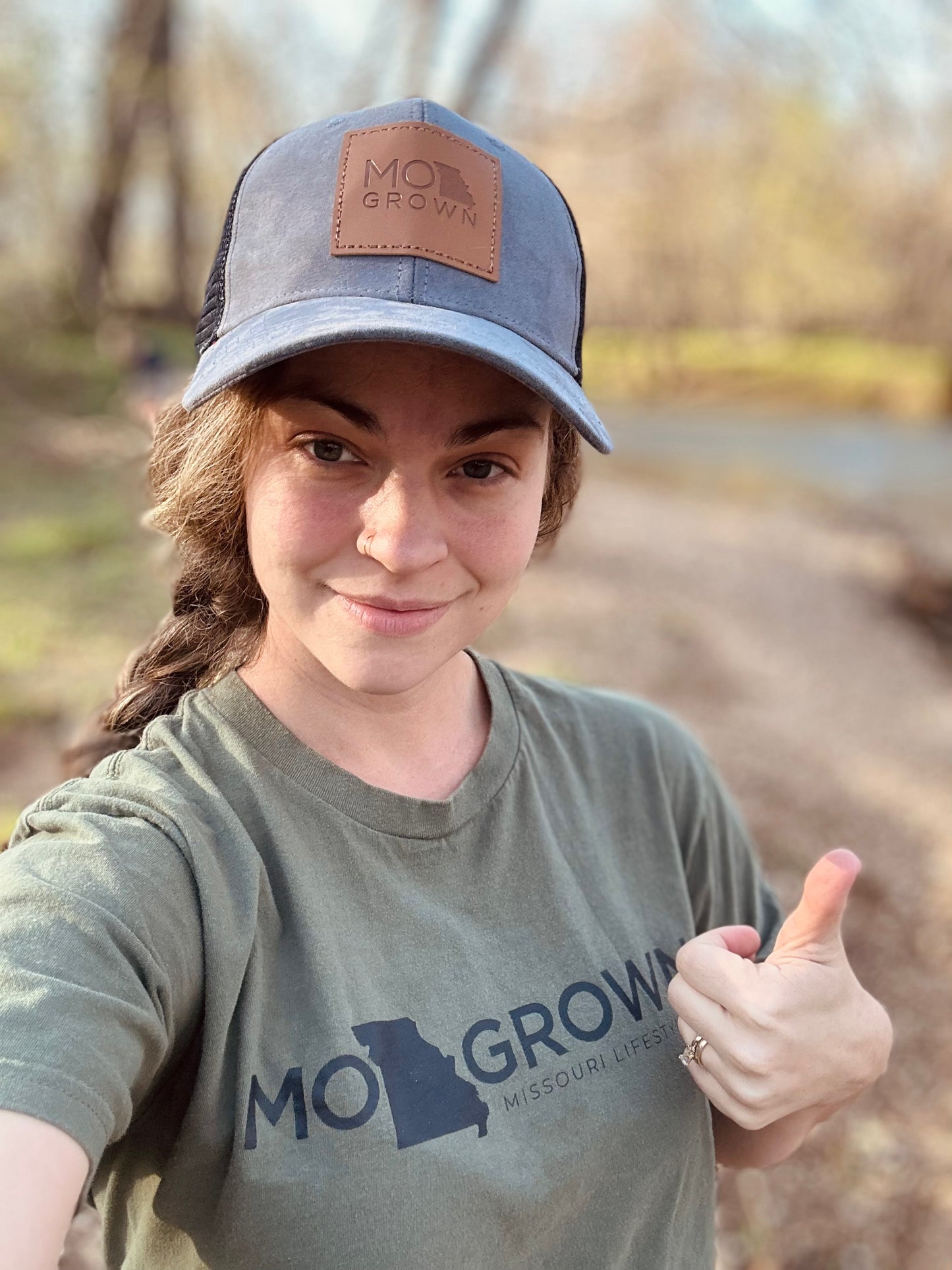 Gray MoGrown Trucker Hat