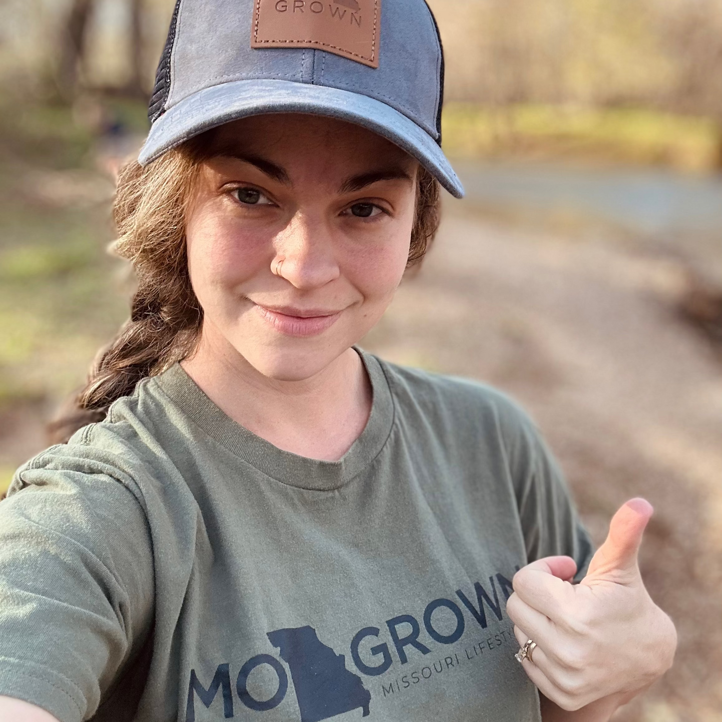 Gray MoGrown Trucker Hat