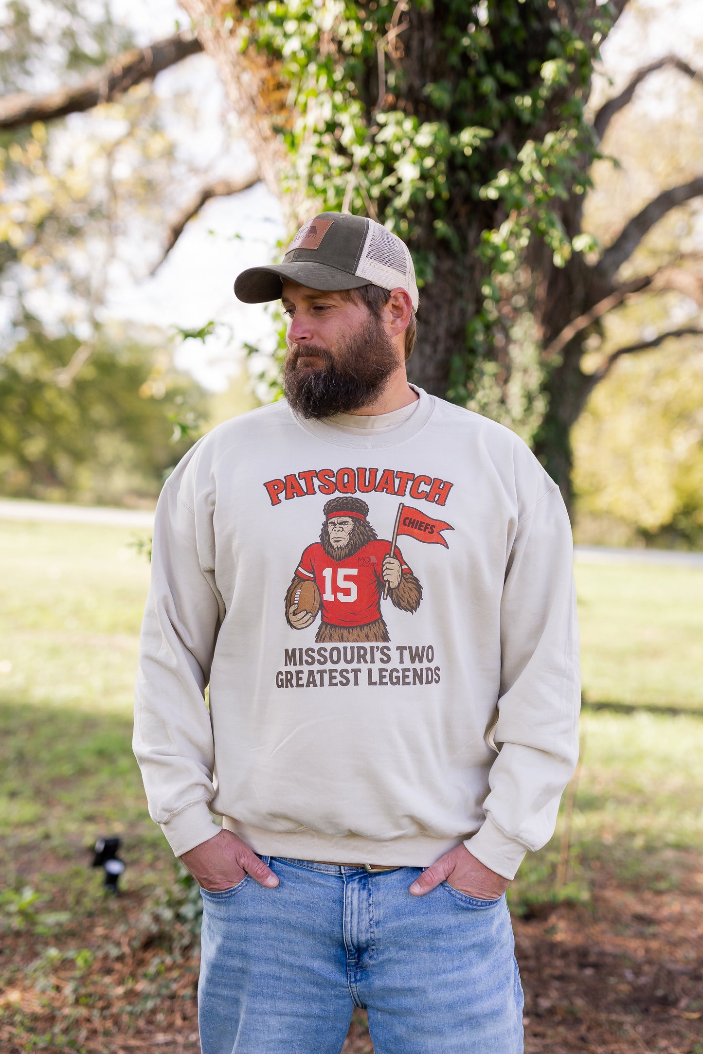 PATSQUATCH SWEATSHIRT FOR CHIEFS FANS