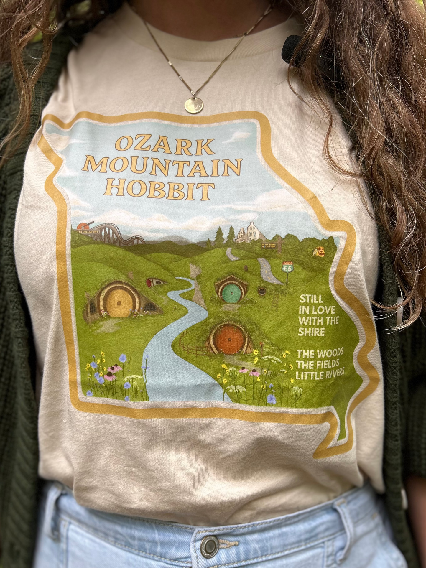 Ozark Mountain Hobbit T-Shirt & Bundle (featuring Harvick Farms, Wild Foods by Dyllan, Creation Carvings and Backyard Press)