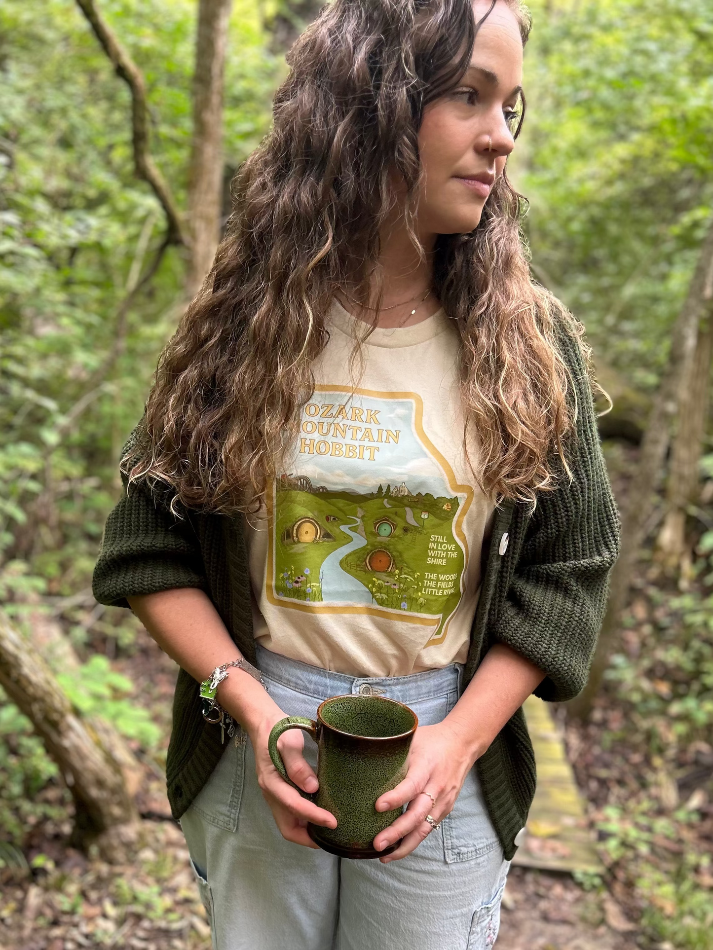 Ozark Mountain Hobbit T-Shirt & Bundle (featuring Harvick Farms, Wild Foods by Dyllan, Creation Carvings and Backyard Press)