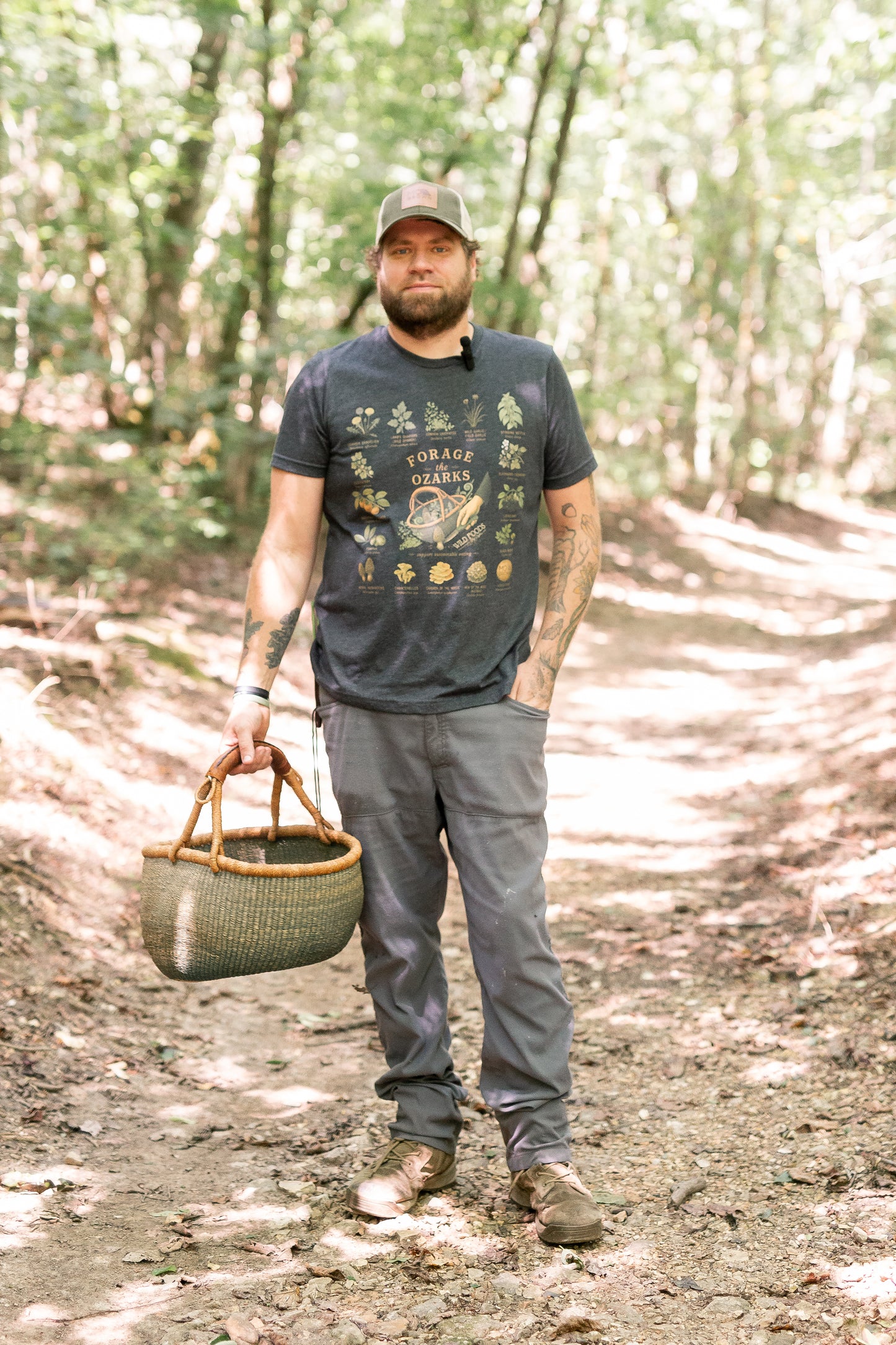Forage the Ozarks T Shirt - Wild Foods By Dyllan Collab Project