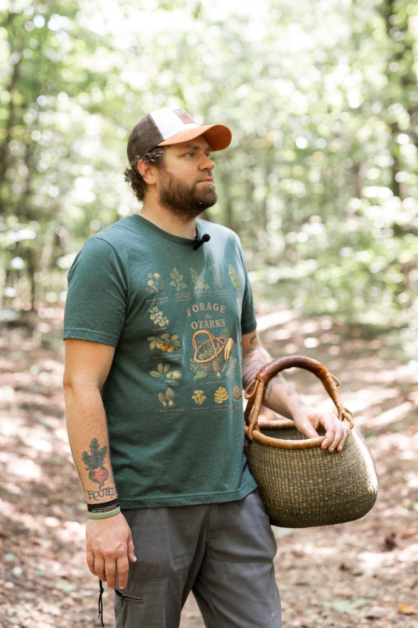 Forage the Ozarks T Shirt - Wild Foods By Dyllan Collab Project