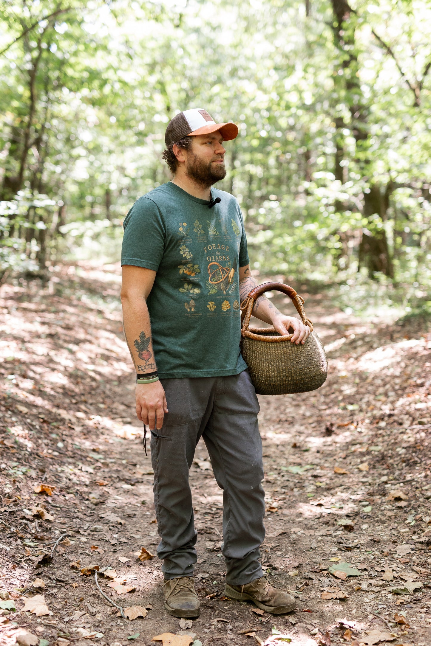 Forage the Ozarks T Shirt - Wild Foods By Dyllan Collab Project