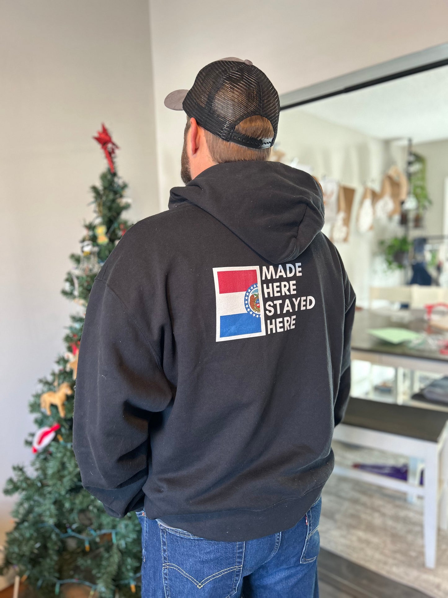 Made Here Stayed Here Unisex Hoodie