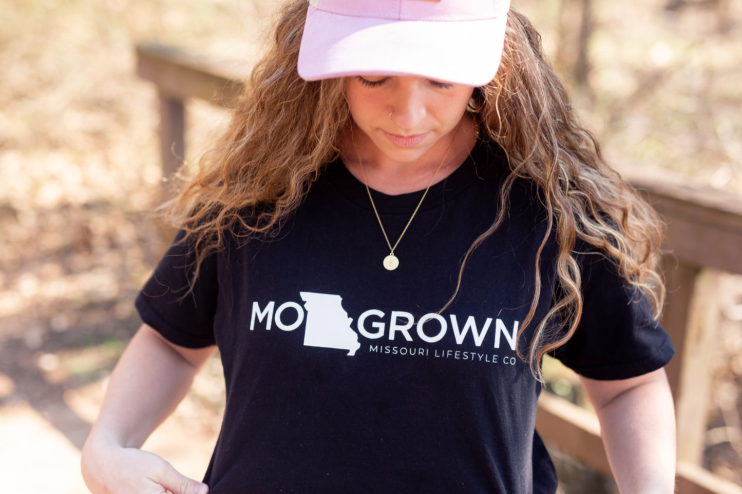 Womens MoGrown Crew T-Shirt - Black