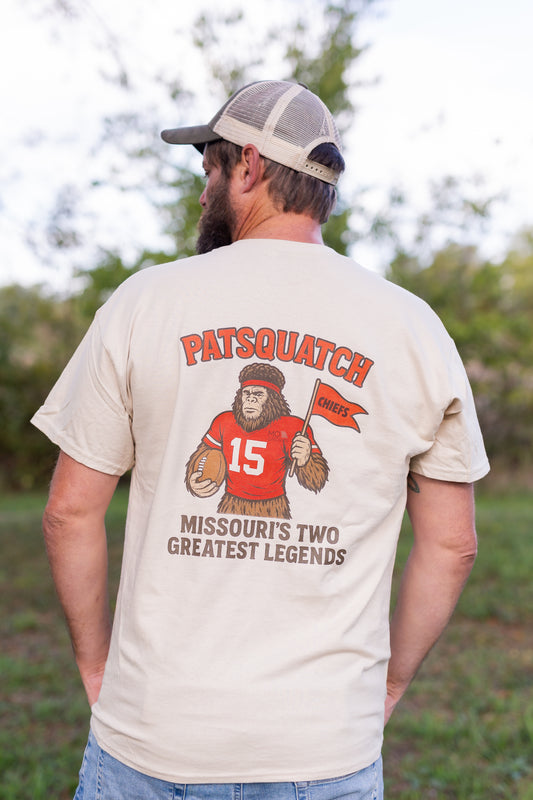 PATSQUATCH T SHIRT for CHIEFS FANS