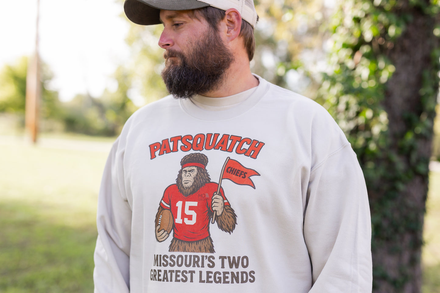 PATSQUATCH SWEATSHIRT FOR CHIEFS FANS