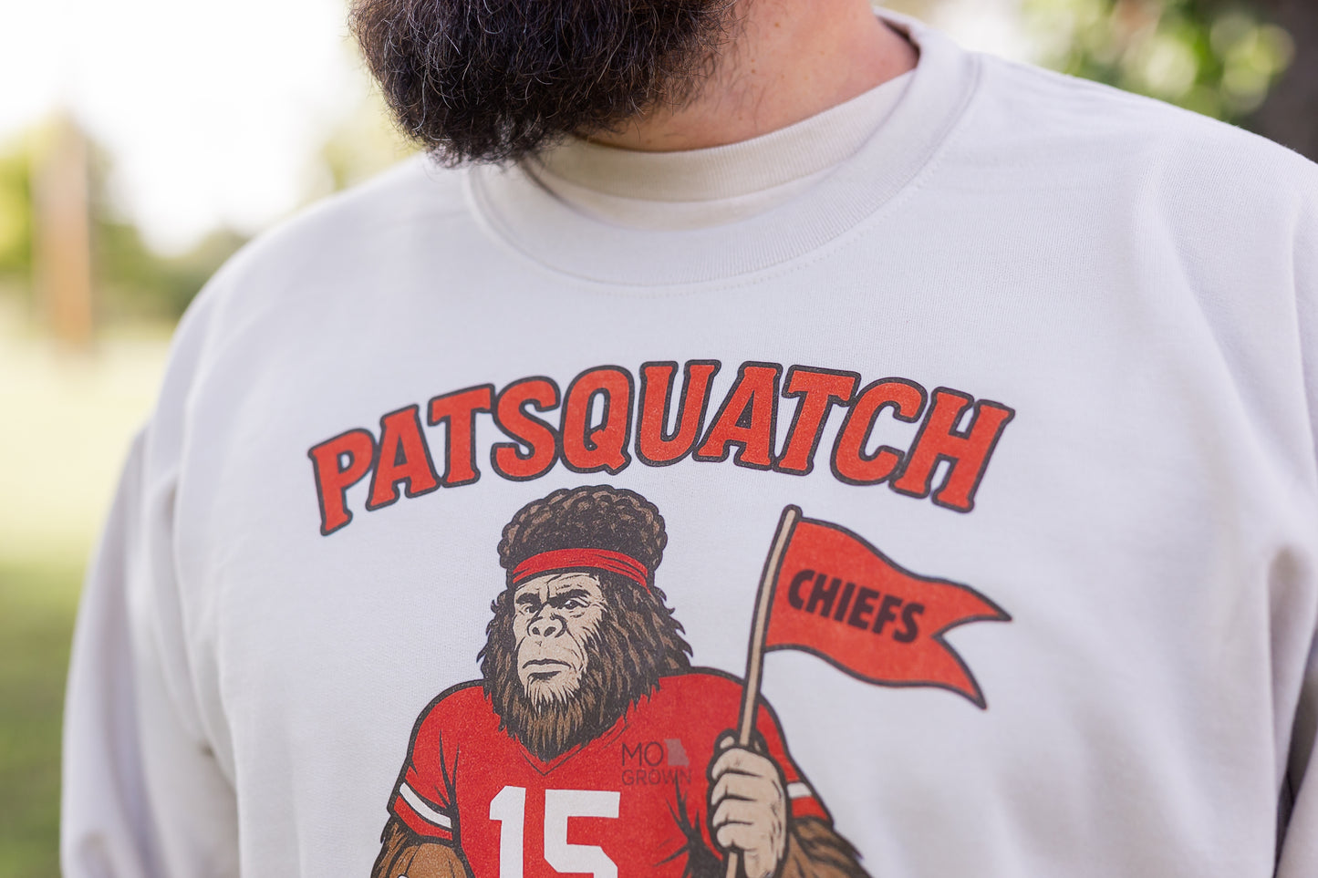 PATSQUATCH SWEATSHIRT FOR CHIEFS FANS