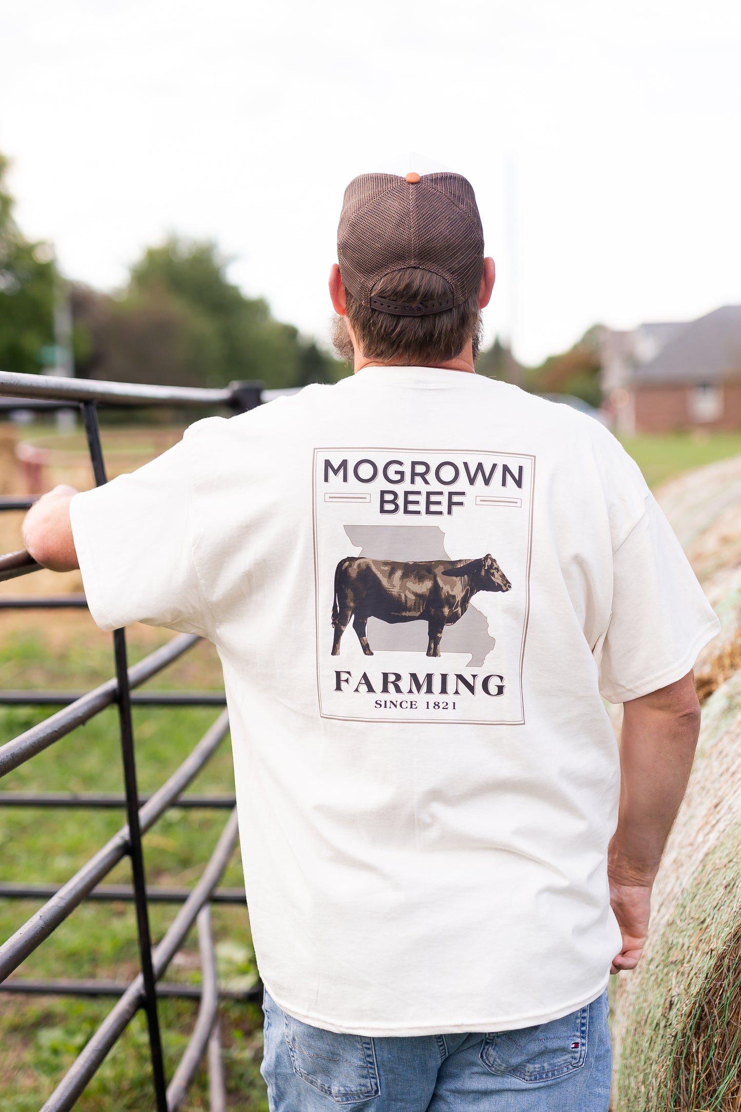 MOGROWN BEEF MISSOURI CATTLE FARMER T SHIRT