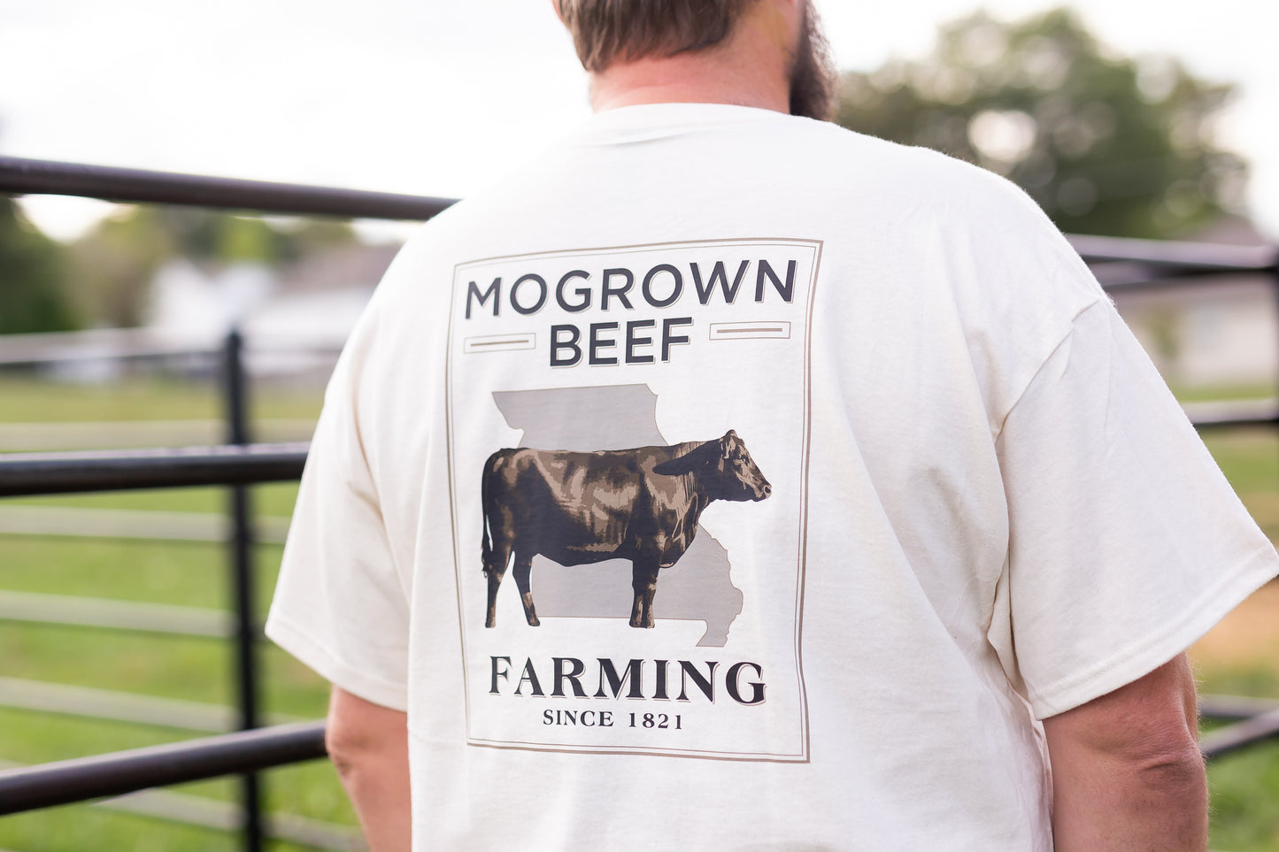 MOGROWN BEEF MISSOURI CATTLE FARMER T SHIRT