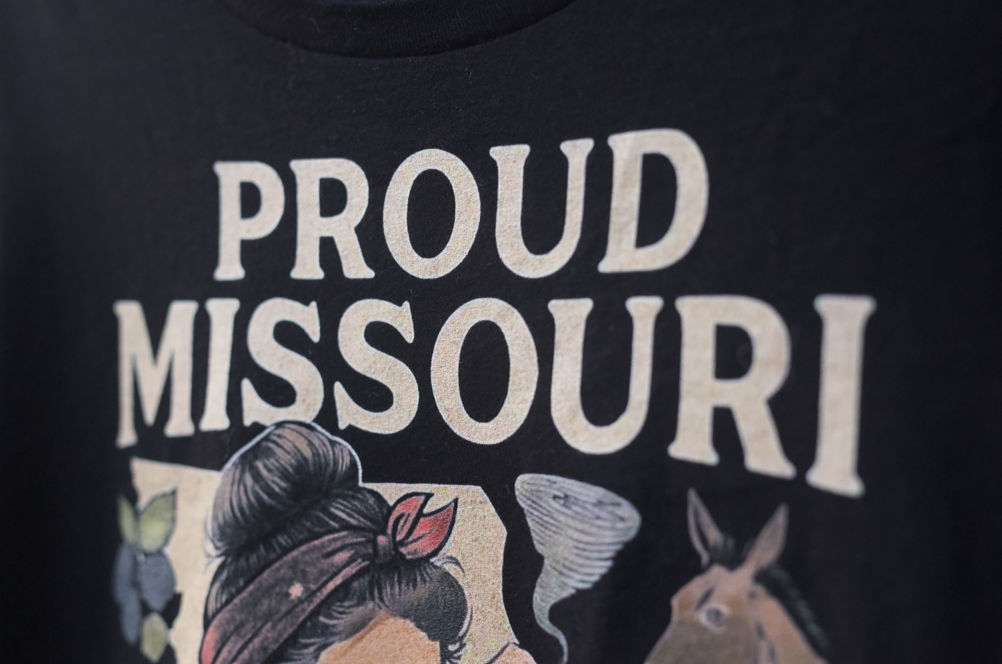 PROUD MISSOURI GIRL IN BLACK (Rosie the Riveter)
