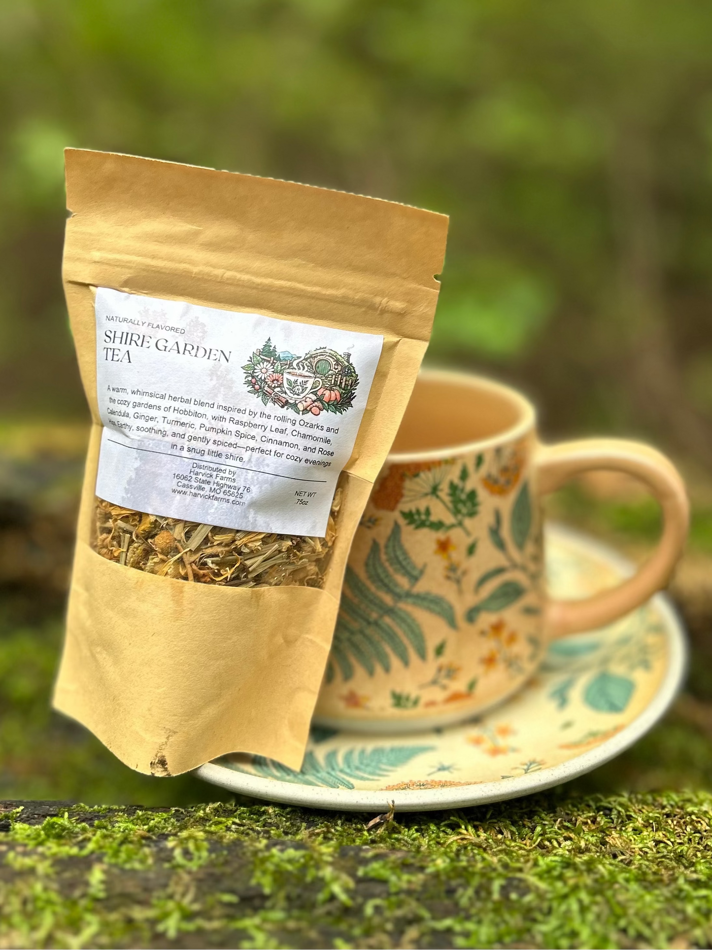 Ozark Mountain Hobbit T-Shirt & Bundle (featuring Harvick Farms, Wild Foods by Dyllan, Creation Carvings and Backyard Press)