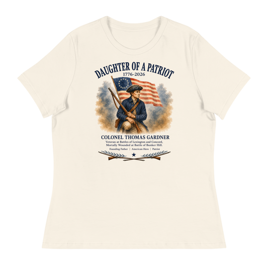 Daughter of a Patriot - Colonel Thomas Gardner